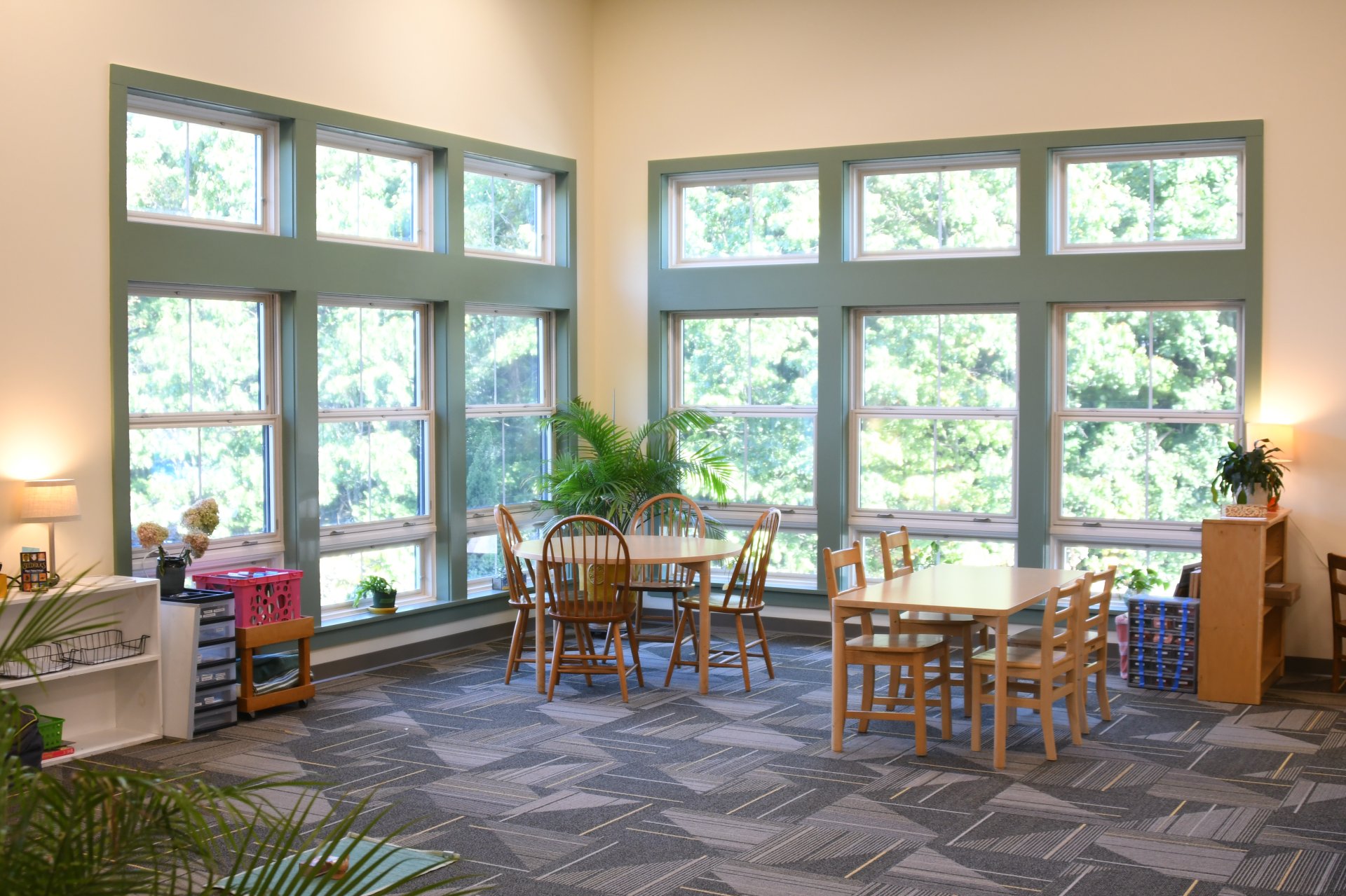 teacher and student working together